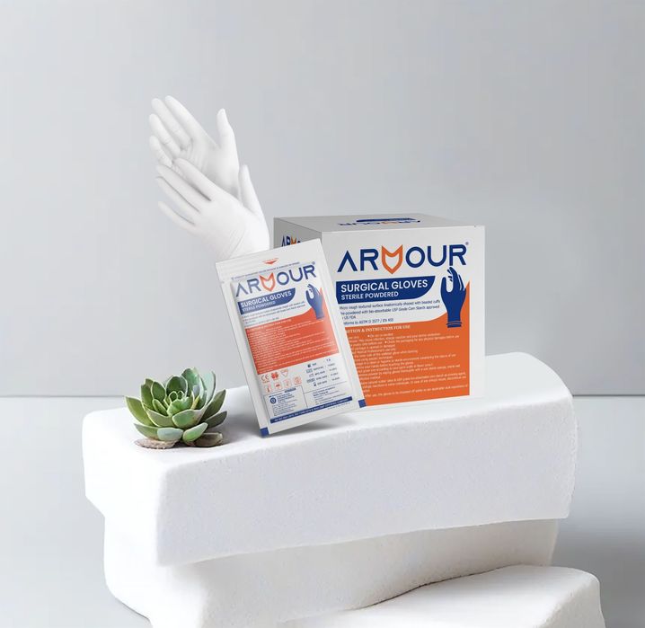 Перчатки стерильные хирургические Armour