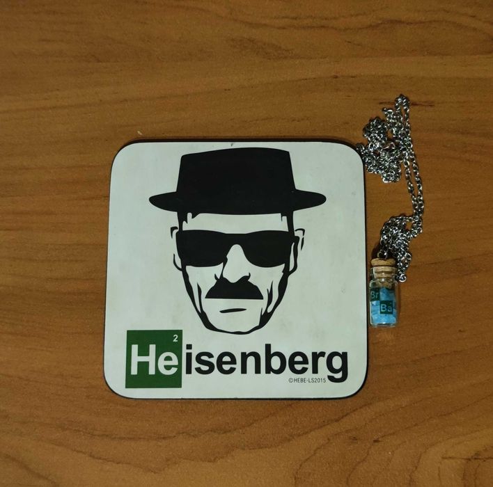 Breaking Bad Колие  Неръждаема стомана + Heisenberg Walter White Merch