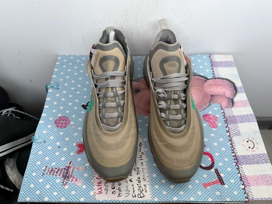 Nike Air Max 97 x OFF-WHITE Menta 2018''оригинални маратонки 41 номер