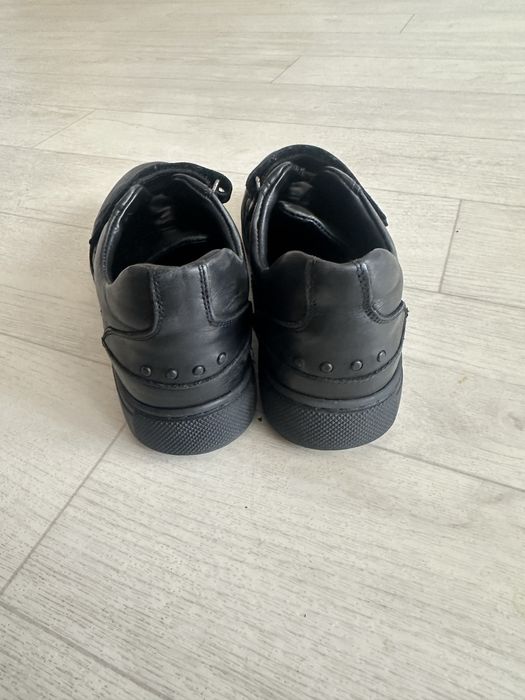 Кожаные  ботинки демисезонные