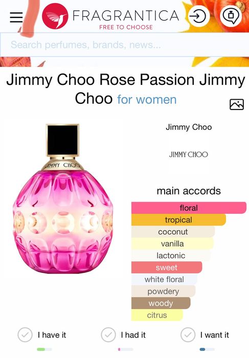Jimmy Choo Rose Passion