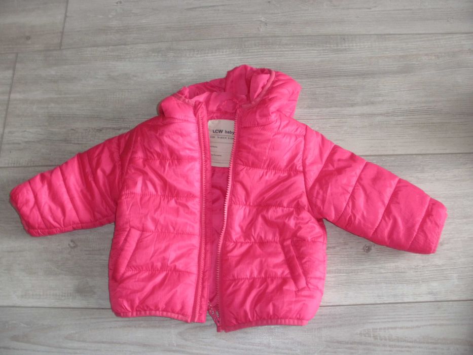 Детско зимно яке-розово