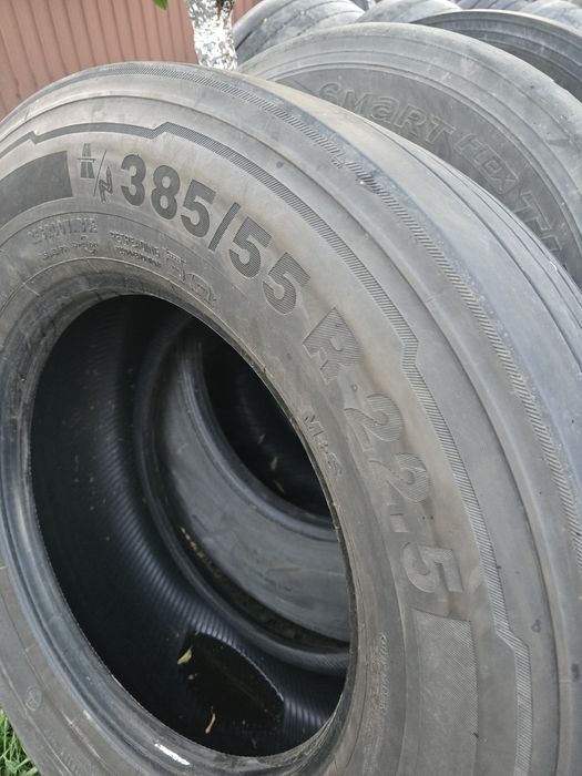385/55 R22.5 Anvelope Semiremorca  Continental Hankook Semperit Bridgestone Fulda Stare Impecabilă.
