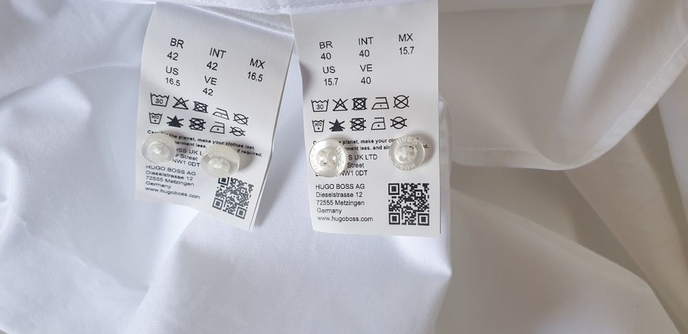 Hugo Boss HUGO Erondo 42/ 16 1/2 /L  40/15/3/4 S/ M НОВО!  Мъжки Ризи