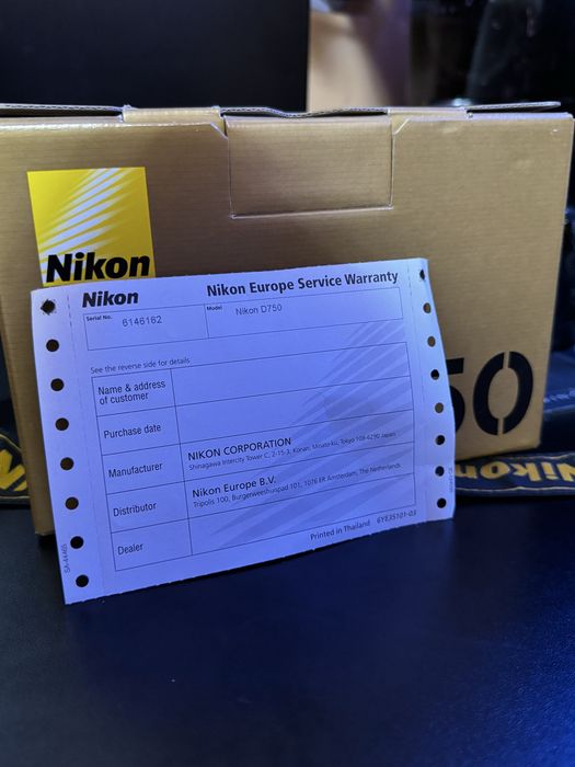 Vand Nikon D750 Nou!