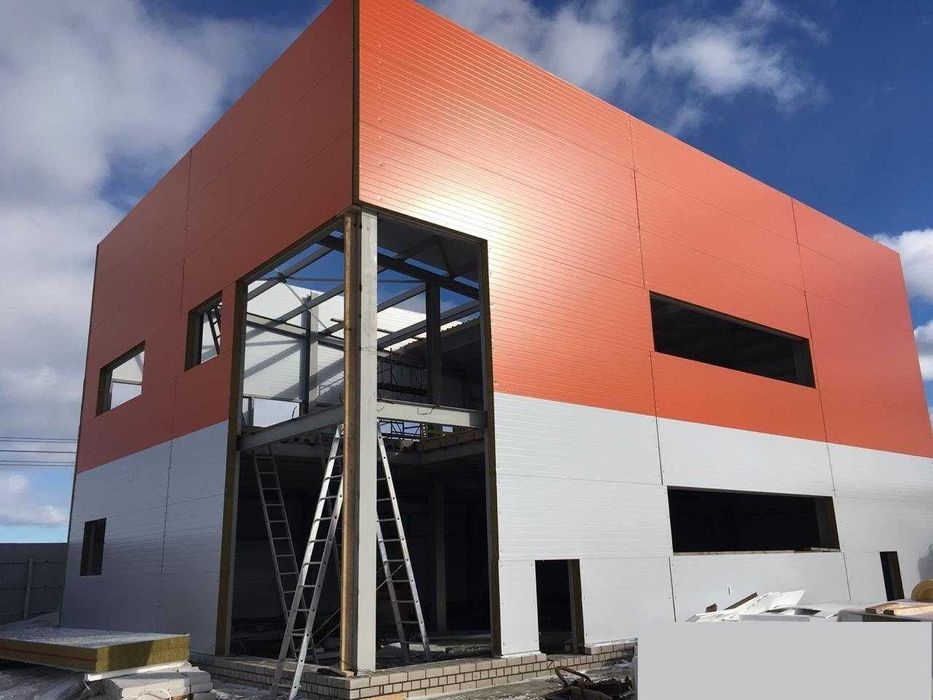 Стеновые и кровельные сэндвич-панели