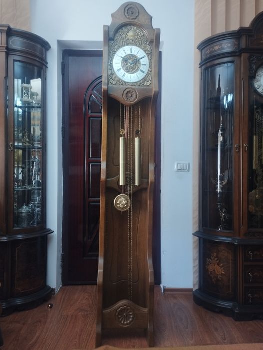 Ceas pendula de podea scripeți cu pendul anii 70 -80