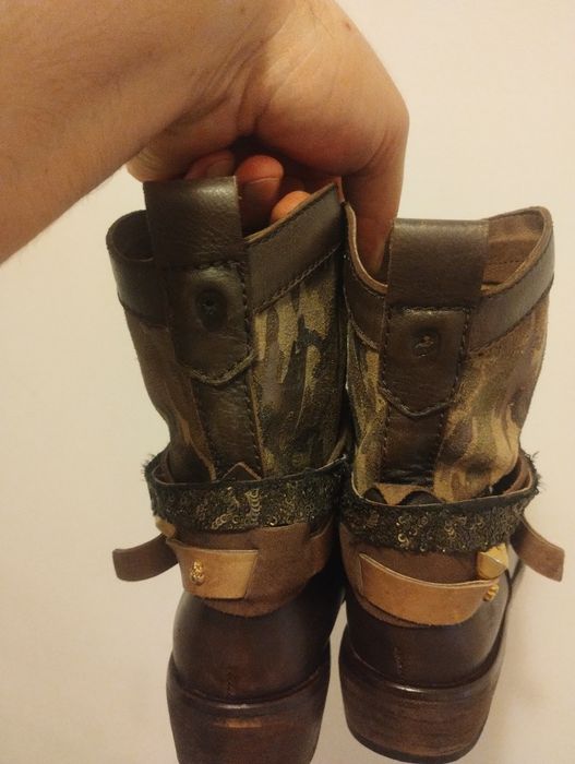 Botine femei, piele naturală