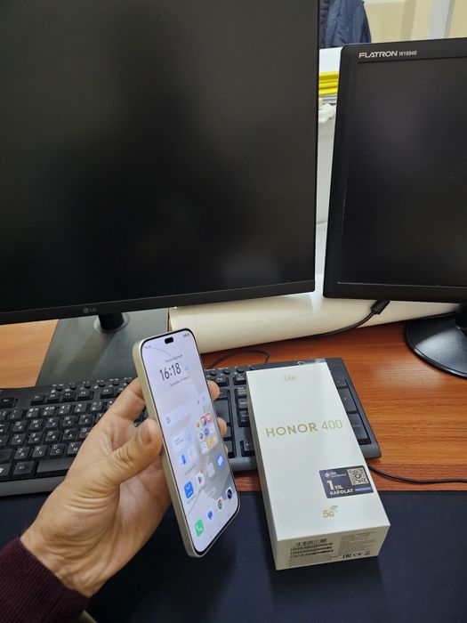 Honor 400lite 5G 8+8/256gb(2025) ideal iwlawi zur aybi yuq tozza telef