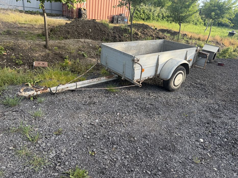 Remorca 750kg aluminiu Fara acte. Foarte solida