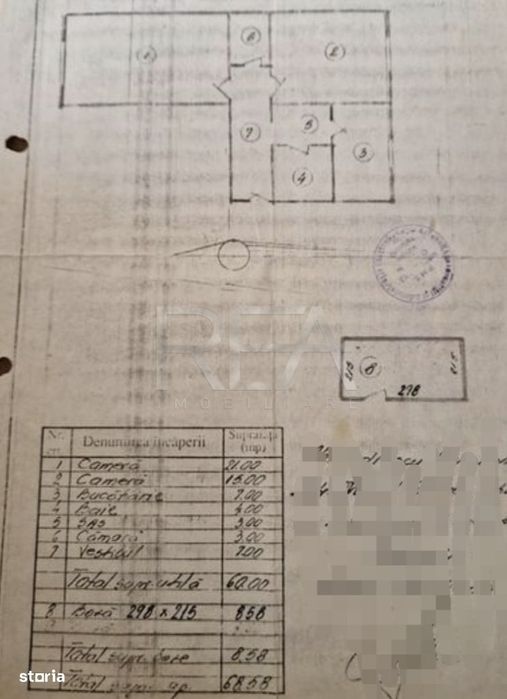2 camere, decomandat , boxa, 69mp, BLOC RUSESC-Orizont, Afi Cotroceni