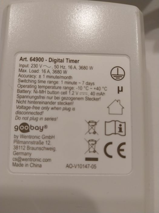 Digital Timer .priză