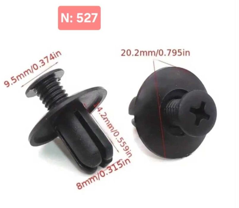 Различни видове копчета и клипсове , цени и снимки в описанието