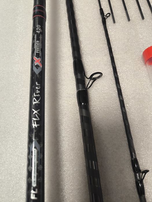 SET 2 Lansete Feeder FL FLX River 4.20M/100-250GR/3Seg