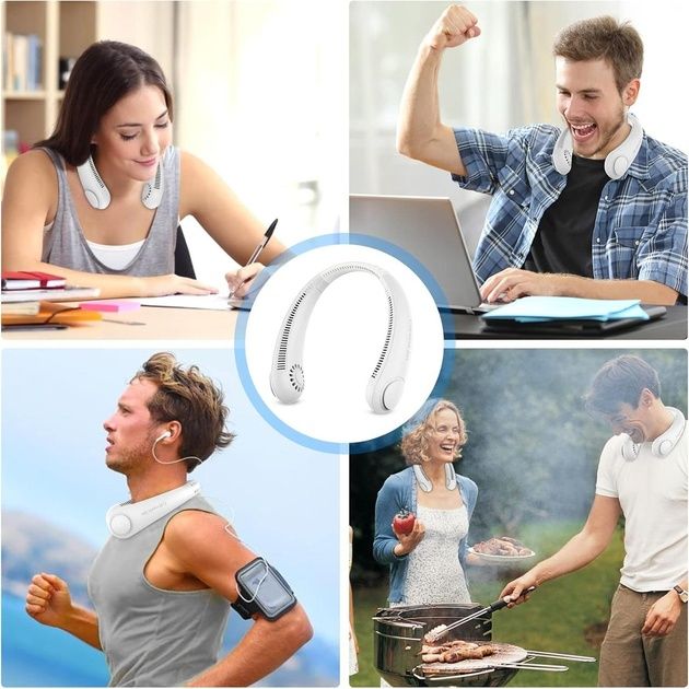 Портативный вентилятор на шею