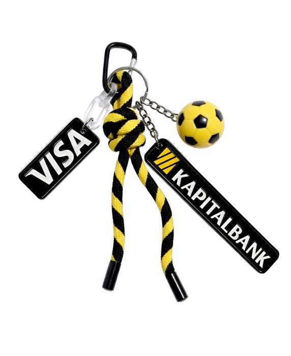 Памятный брелок от Visa Kapitalbank