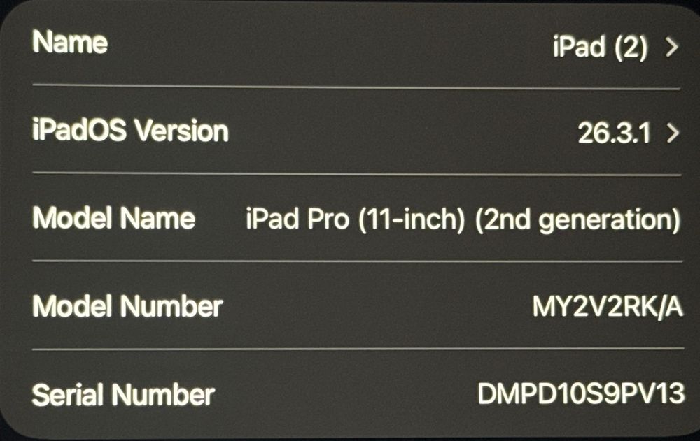 iPad Pro (11-inch) (2nd generation) 128gb
