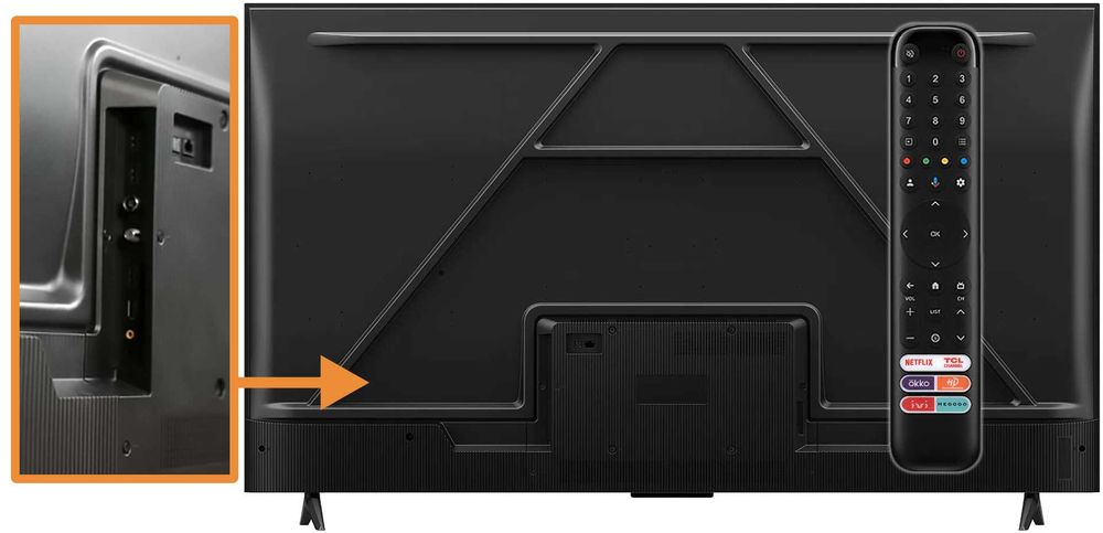 телевизор TCL 65 V6C  SMART TV нови партия. 2025 года. низки цена