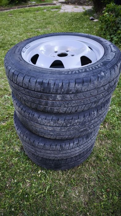 Гуми с джанти 215/60/17 c vw T5 T6 фолксваген Multivan Transtporter  5