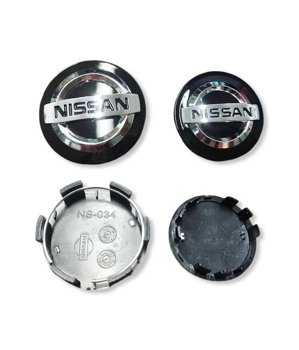 Капачки за джанти за Nissan 54мм 60мм 63мм - Черни, Сребристи