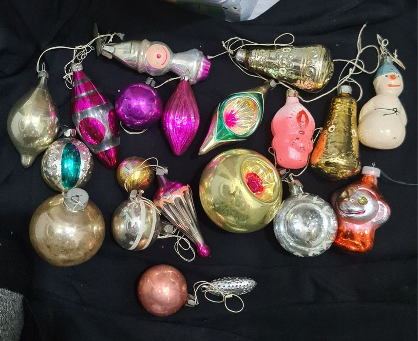 Ёлочные игрушки СССР.