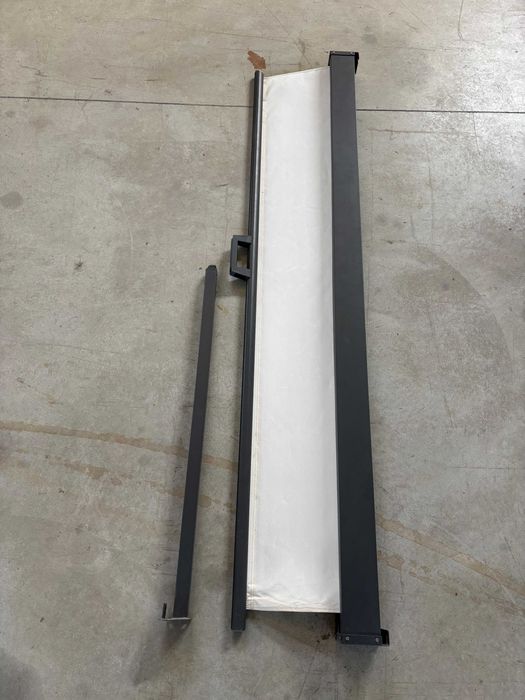 Paravan separator lateral Dubai, retractabil, pentru gradina, 300x200 cm, impermeabil, crem