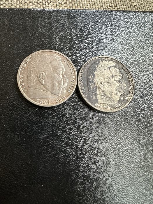 2x 5 Reichsmark 1939