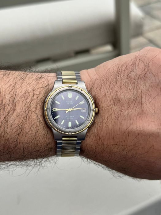 Ceas citizen eco drive titanium 100 wr