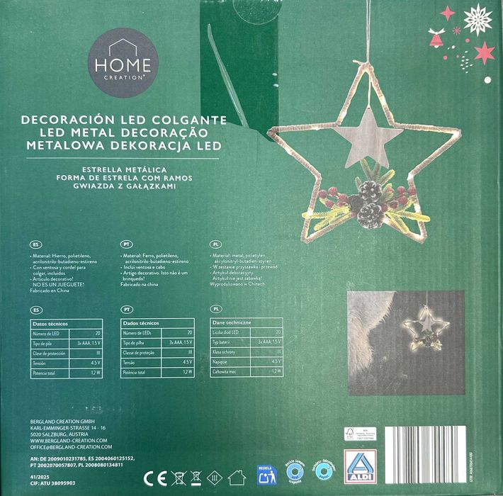 Decoratiune LED suspendata HOME CREATION [#16648#]