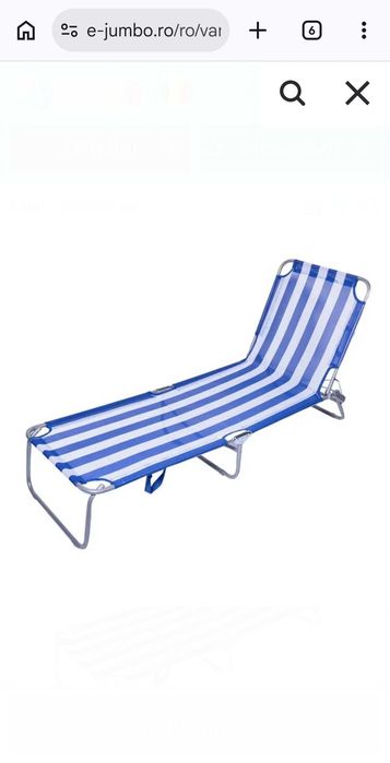 Sezlonguri 2 de plastic 2 de material
