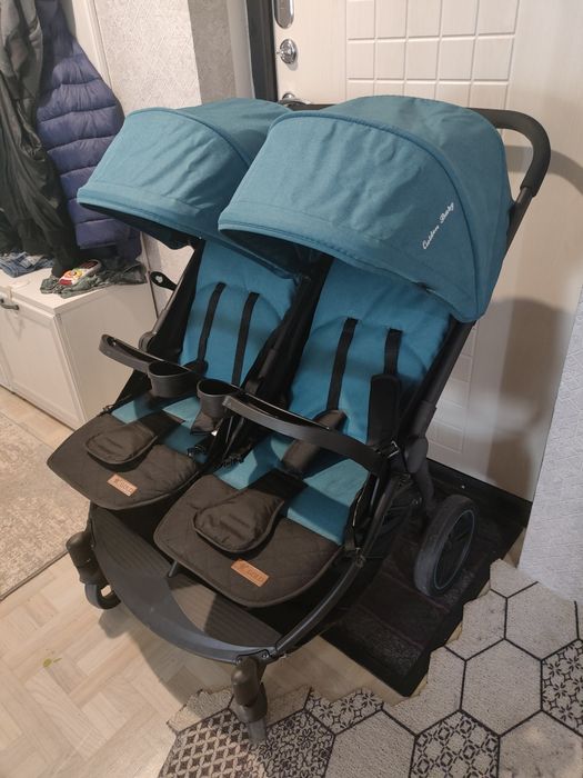 Коляска для двойни, близнецы, погодки