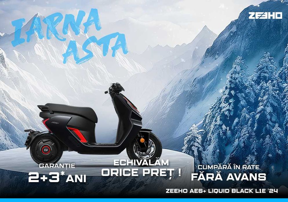 Scuter CFMOTO ZEEHO AE6+ Liquid Black L1e '24