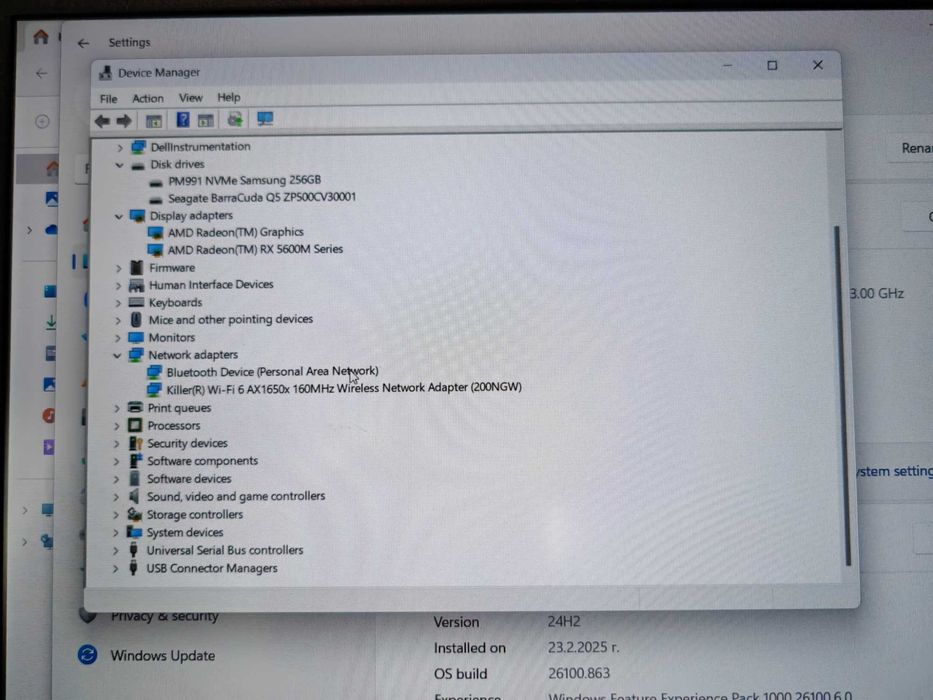 Гейминг лаптоп Dell G5 5505, 144Hz, Ryzen 5 4600H,32GB,750GB, RX 5600M