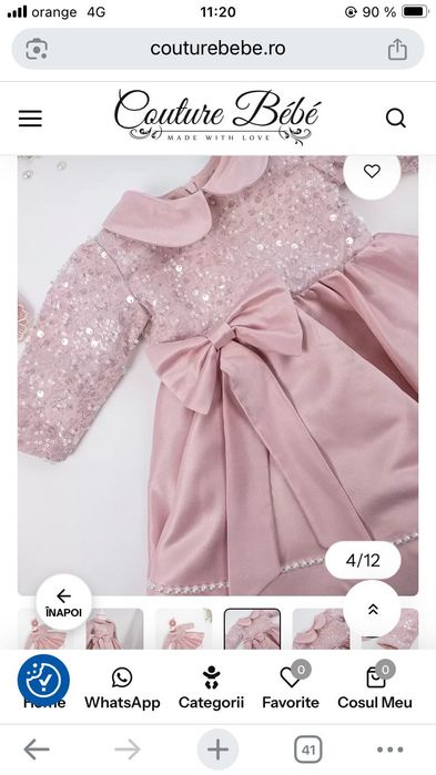 Rochiță elegantă 1/2 ani