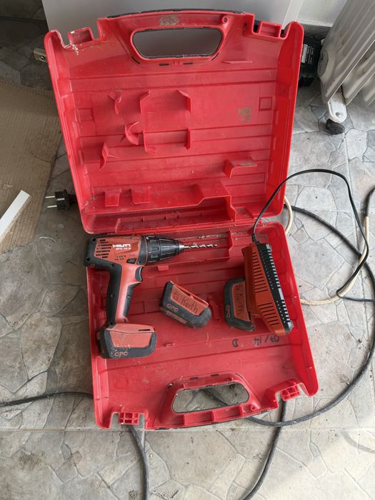 Vand autofiletanta Hilti SFC 14-A cu 3 acumulatori incarcator si cutie