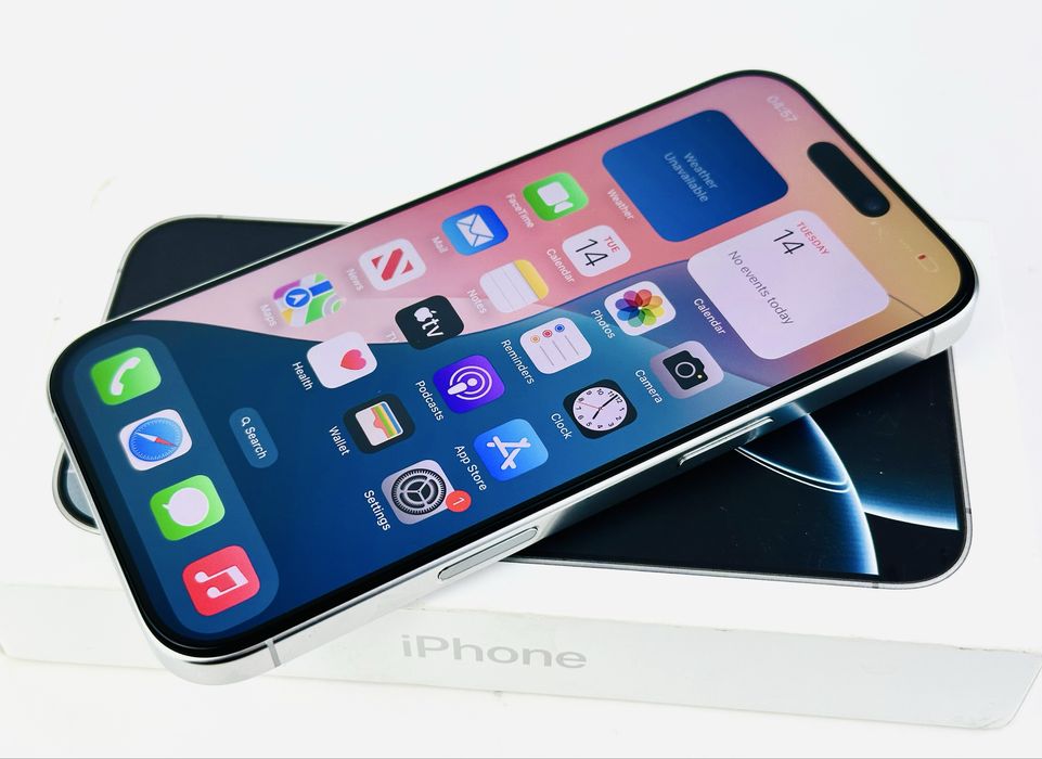 Apple iPhone 16 Pro 128GB White Titanium 90% Батерия! Гаранция!