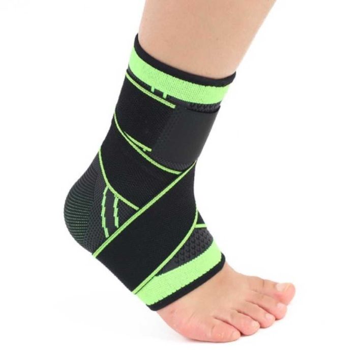 Ластична наглезенка от дишаща материя, подходяща за спорт или травми