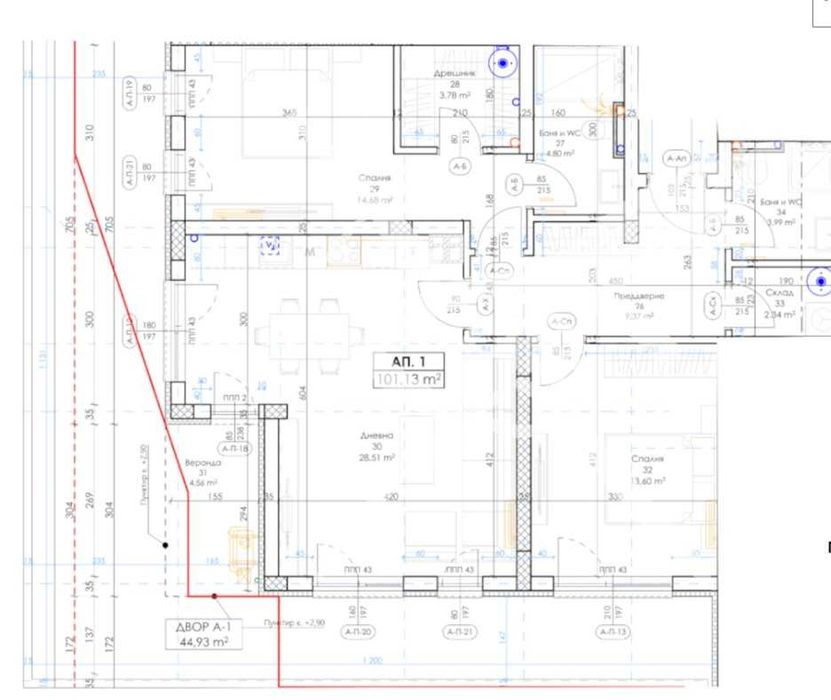 Тристаен апартамент в Беломорски 847-24617