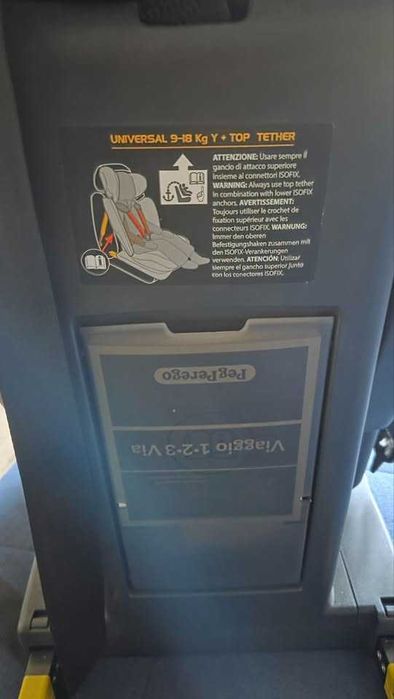 Продавам детско столче PegPerego, регулируемо от 9 до 18кг