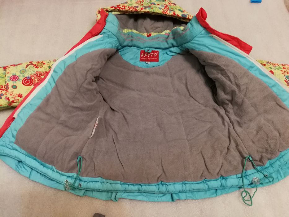 Зимний костюм на девочку. Рост 104