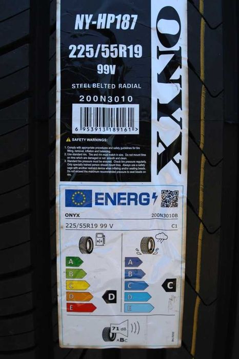 Anvelope vara noi 225/55R19 99V, Onyx, DOT 2025