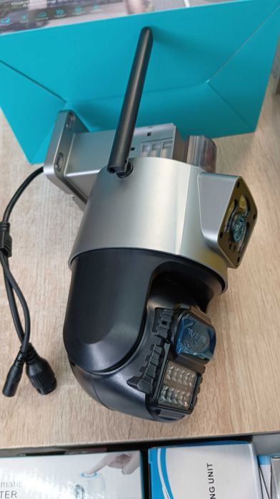 Двойна IP камера WiFi iCSee безжична проследяване