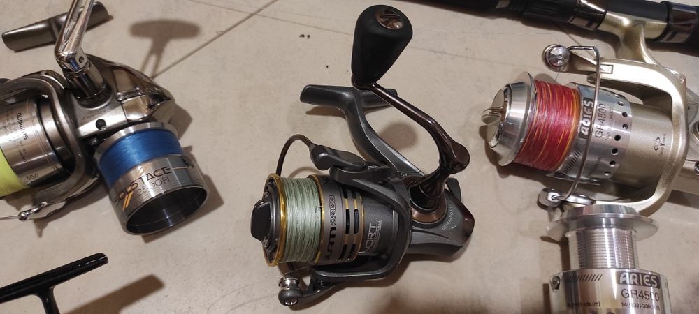 Спининг  Въдица и макари Шимано, Тика, Риоби, Дам