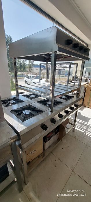 Gazli plita oshxona uchun Professional Arginali Optom narx