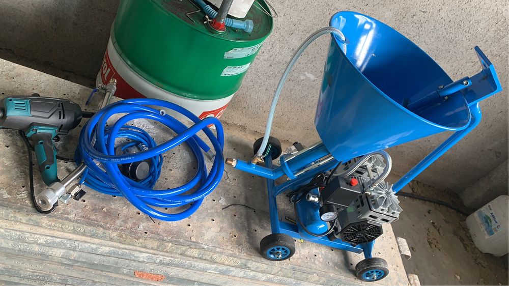 Pompa glet gleturi adeziv mortar 220v mecanizat vopsit snec golband