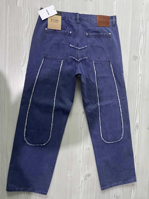 Blugi Evisu - Work Pant With Distressed Back Daicock - Marimea 36