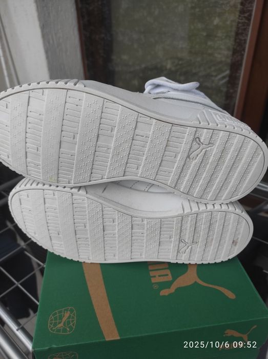 Високи кецове Puma Carina white