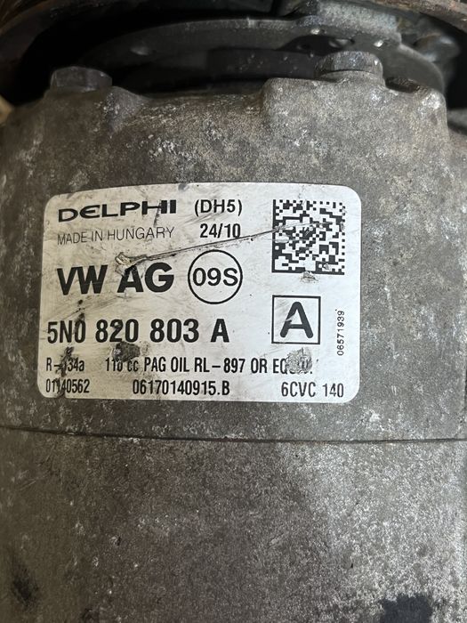 Compresor AC/clima Audi/Volkswagen/Skoda/Seat 2.0 TDI cod: 5N0820803A