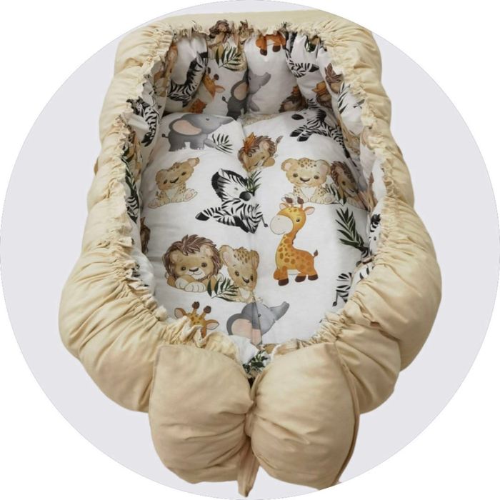 Бебешко гнездо с панделка / възглавница / гимнастика