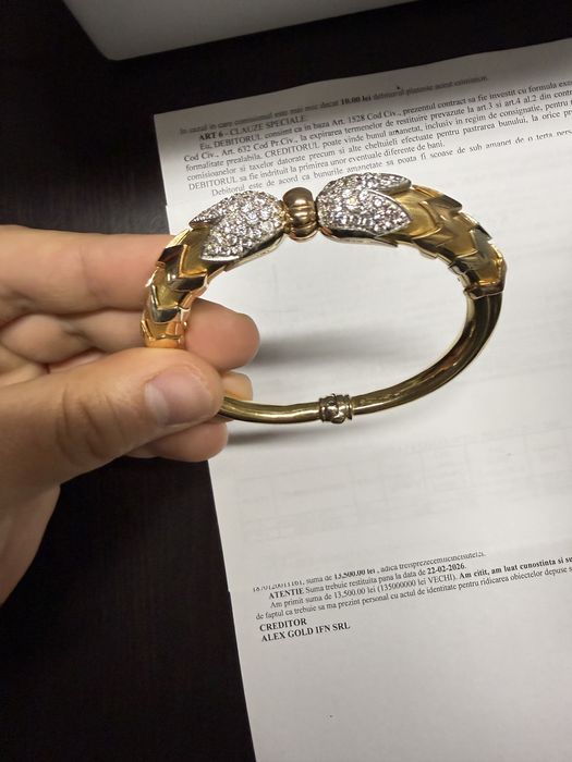 Bratara aur 18 k impecabila Italia